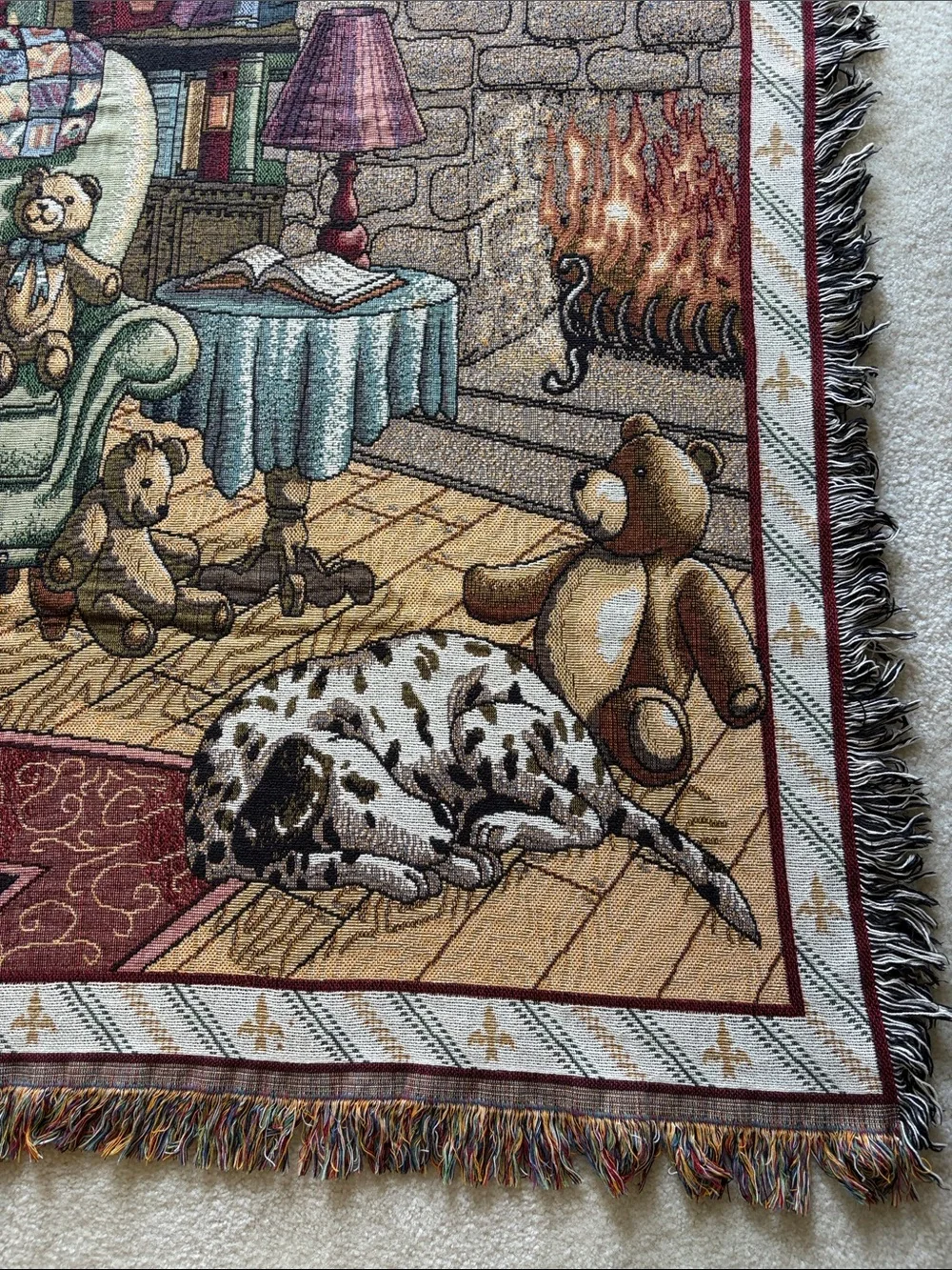Bear Theme Holiday Throw